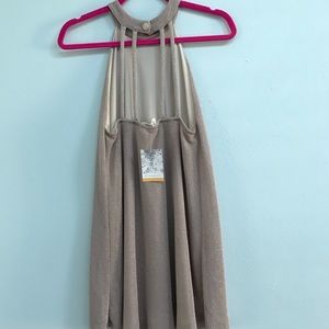 Short Gold Cocktail Dress